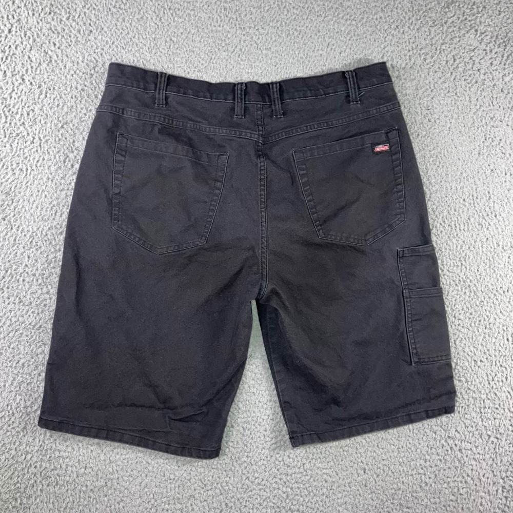 Dickies Carpenter Shorts Men 36 Black Canvas Utility Work Street Skater Outdoor